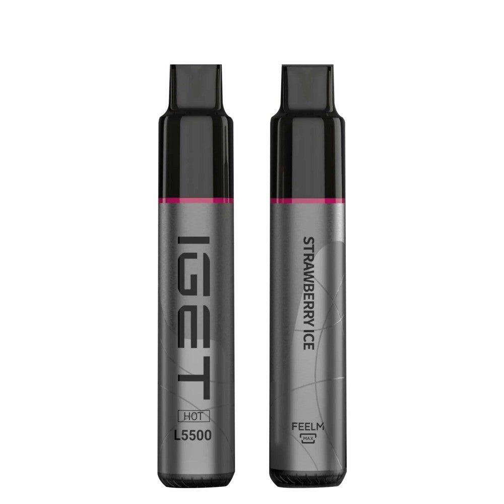 IGET HOT 5500 Puffs Strawberry Ice 2PCS