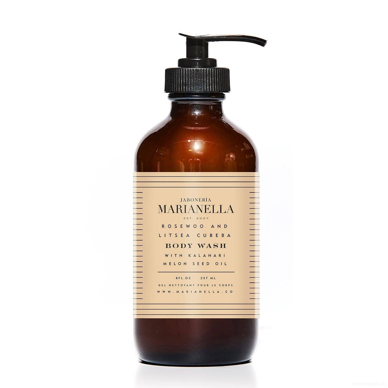 Kalahari Melon Seed Oil Body Wash - Rosewood 8oz