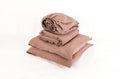 Linen Sheet Set. 4-Piece. King. Woodrose